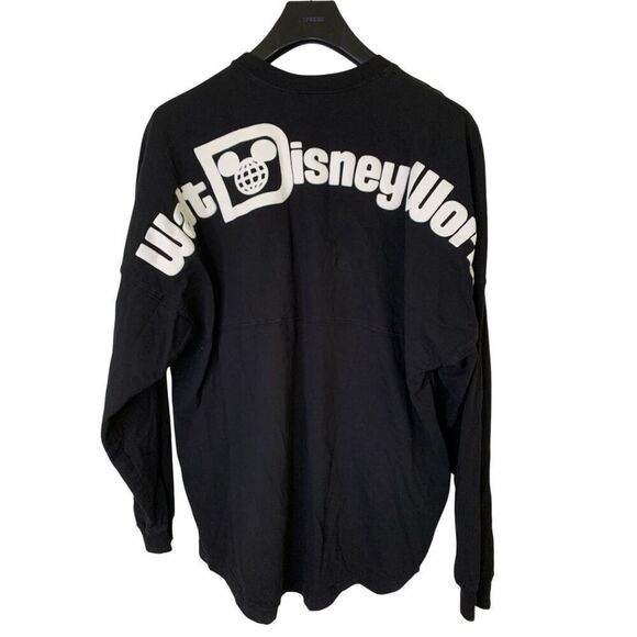 Disney World Spirit Jersey long sleeve sweatshirt black size medium - Picture 2 of 5